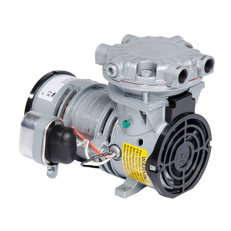 NEW Gast 115v 100 PSI 26"hg 1/16HP Rocking Piston Air Compressor Vacuum